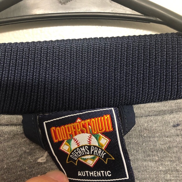 Cooperstown dream park windbreaker blue red large blue jacket blue windbreaker - Picture 4 of 8